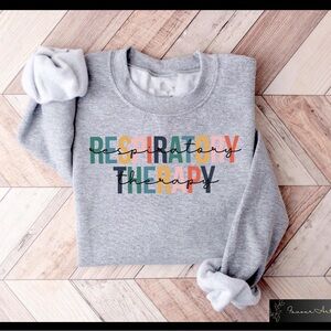 Gray Respiratory Therapy Sweatshirt XL